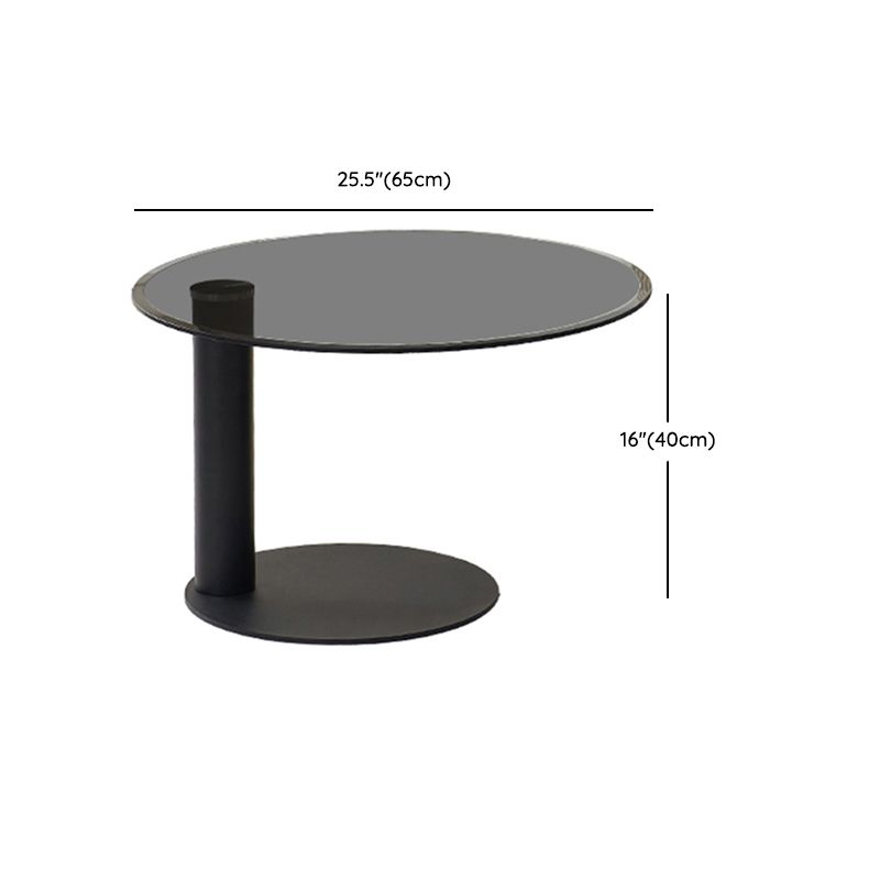 Round Wood Cocktail Table Set with 2 Drawers Modern Walnut Coffee Table Clearhalo 'Coffee & Accent Tables' 'Coffee Tables' 'coffee_tables' 'furn' 'furn_coffee_tables' 'Furniture' 'Living Room Furniture' 1200x1200_30d9da4b-2ba6-43bb-833c-9b124eeb4453