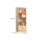Modern Floor Vertical Bookshelf Brown Closed Back Wooden Shelf Bookcase for Bedroom Clearhalo 'Bookcases' 'furn' 'furn_bookcases' 'Furniture' 'Office Furniture' 1200x1200_30daee10-8ac9-483a-84a9-33c05132e7fd
