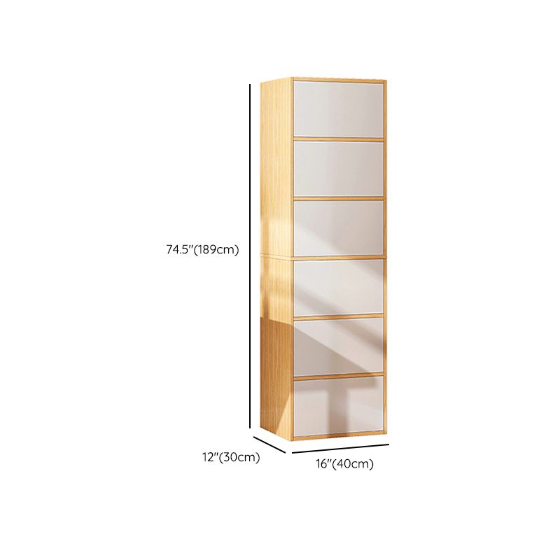 Contemporary Manufactured Wood Accent Cabinet Standard Storage Cabinet Clearhalo 'Cabinets & Chests' 'cabinets_chests' 'furn' 'furn_cabinets_chests' 'Furniture' 'Living Room Furniture' 1200x1200_30dcd3c2-c6c8-475c-b3ea-ea3ebe6ff751