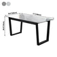 Rectangle Sintered Stone Grey Dining Table Simplicity Double Pedestal Table for Dining Room Clearhalo ' dining_table' 'Dining Tables & Seating' 'Dining Tables' 'furn' 'furn_dining_table' 'Furniture' 'furniture_dining_table' 'Kitchen & Dining Furniture' 'kitchen&dining_furn' 'kitchen' 'kitchen_dining_table' 1200x1200_30dfed6a-bf37-4238-97ec-547f480c4770