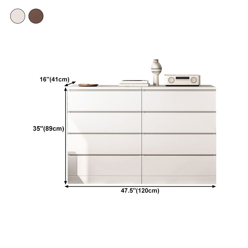 Modern Simple Sideboard Engineered Wood Buffet Table with Drawer for Living Room Clearhalo 'buffet_sideboard' 'Buffets & Sideboards' 'furn' 'furn_buffet_sideboard' 'Furniture' 'furniture_buffet_sideboard' 'Kitchen & Dining Furniture' 1200x1200_30e2d4b9-dd3d-4100-8a91-54c2e9502d87