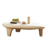 3 Legs Irregular Coffee Table Modern 11.8-In High 1 Single Cocktail Table
