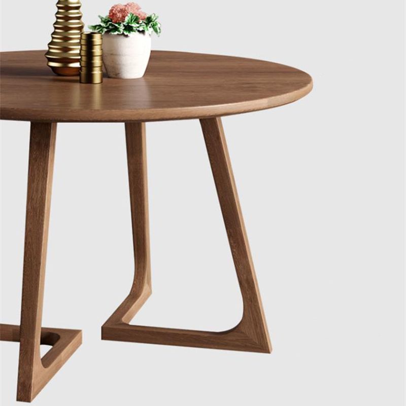 1/2/5 Pcs Round Shape Solid Wood Dinette Table with Ladder Chair Clearhalo 'Dining Room Sets' 'Dining Tables & Seating' 'dining_room_set' 'furn' 'furn_dining_room_set' 'Furniture' 'Kitchen & Dining Furniture' 1200x1200_30e3c20e-8ed4-428d-853b-5672b2a9dff2