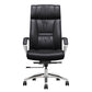 Contemporary Leather Managers Chair Padded Arms Desk Chair for Office