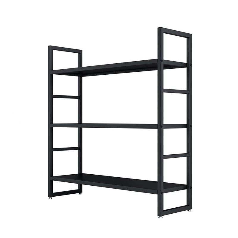 3/4/5-Shelf Iron Etagere Bookshelf Black and White Vertical Bookcase for Living Room Clearhalo 'Bookcases' 'furn' 'furn_bookcases' 'Furniture' 'furniture_bookcases' 'Office Furniture' 1200x1200_30ea28d6-966c-4017-934f-bdcd8a11a072