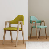 Nordic Fabric Dining Side Chair with Metal Base 33"H Open Back Dining Side Chair for Restaurant Clearhalo ' kitchen&dining_furn' 'Dining Chairs' 'Dining Tables & Seating' 'dining_chair' 'furn' 'furn_dining_chair' 'Furniture' 'furniture_dining_chair' 'Kitchen & Dining Furniture' 'kitchen' 1200x1200_30eb3eec-0f15-462b-87ea-7f8b01e1077f