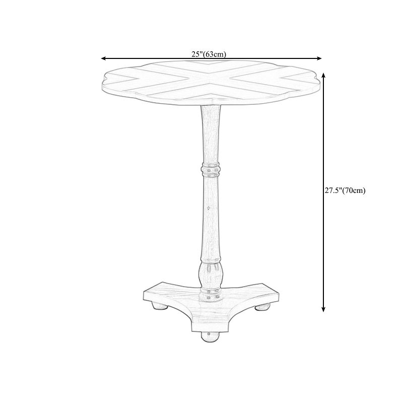 Brown Solid Oak End Table, Round Gloss Contemporary Side Table Clearhalo 'Coffee & Accent Tables' 'End & Side Tables' 'end_side_table' 'end_side_tables' 'furn' 'furn_end_side_tables' 'Furniture' 'furniture_end_side_table' 'Living Room Furniture' 1200x1200_30ebd447-ff57-4596-be8b-b1ba4e8c5ea5