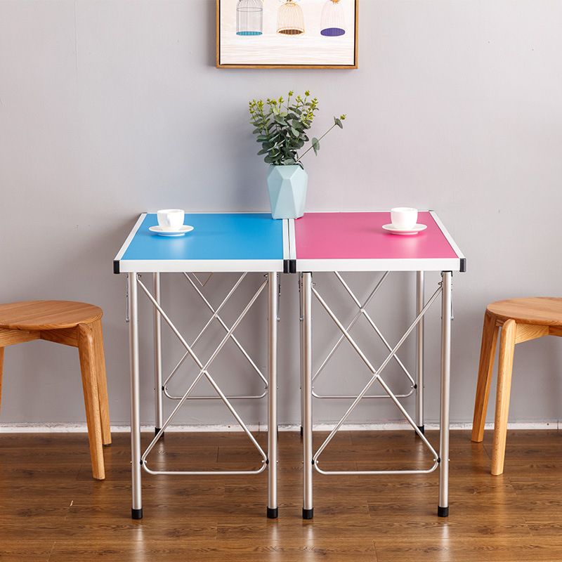 Hedendaags schrijfbureau voor kantoor 28 "H rechthoekig bureau in rood/blauw/wit