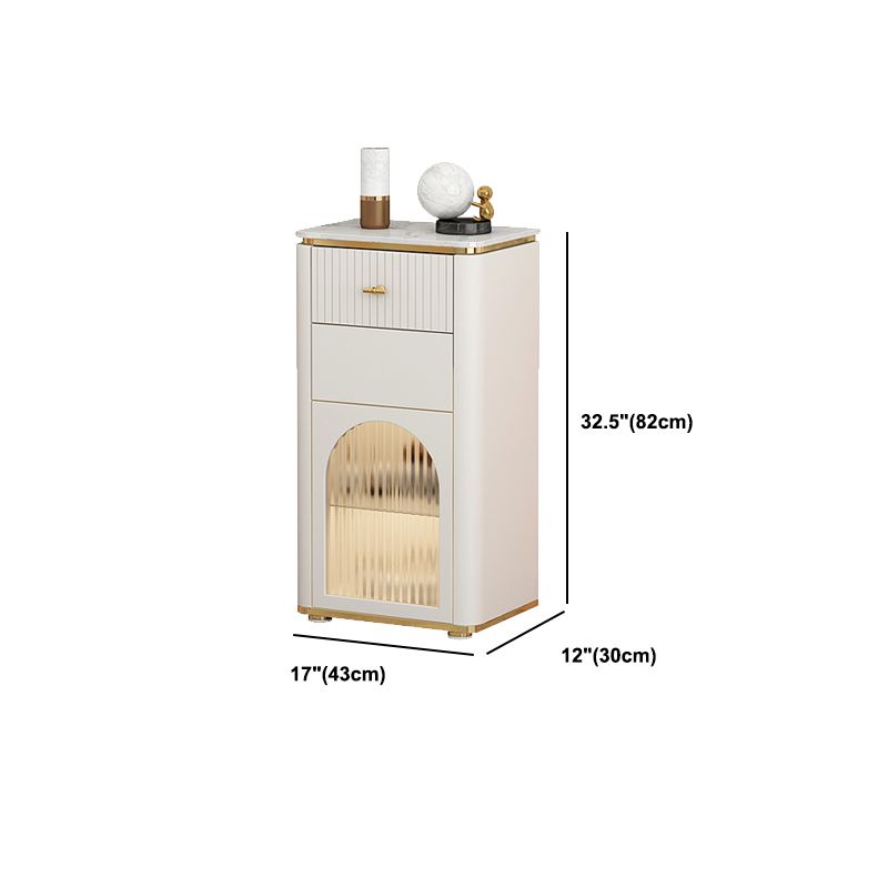 1/2 laden Combo Dressoir Moderne opbergkast voor slaapkamer met sensorlicht