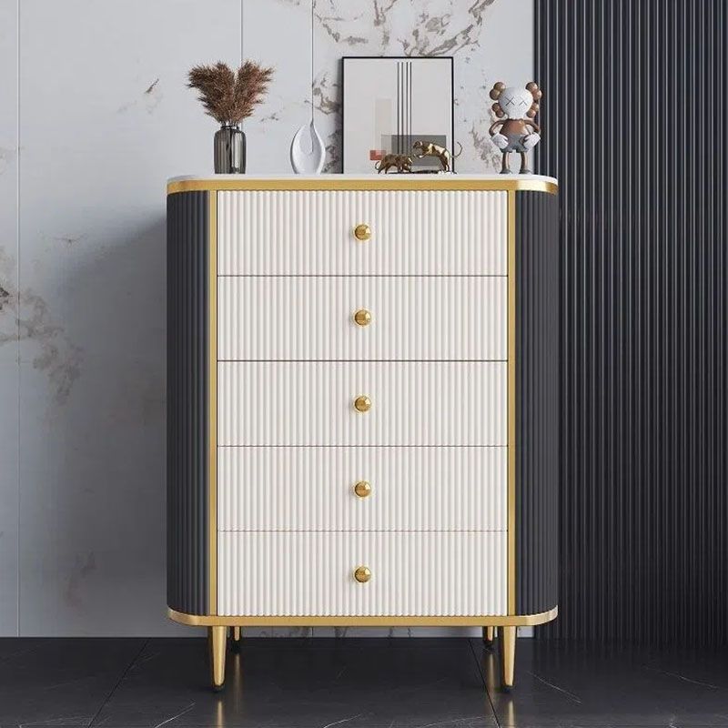 Glam Bedroom Chest Stone 16"Wide Storage Chest with Metal Legs Clearhalo 'Bedroom Furniture' 'Dressers & Chests' 'dressers_chests' 'furn' 'furn_dressers_chests' 'Furniture' 1200x1200_30edb768-9bf5-4e10-b902-73a03e72d407