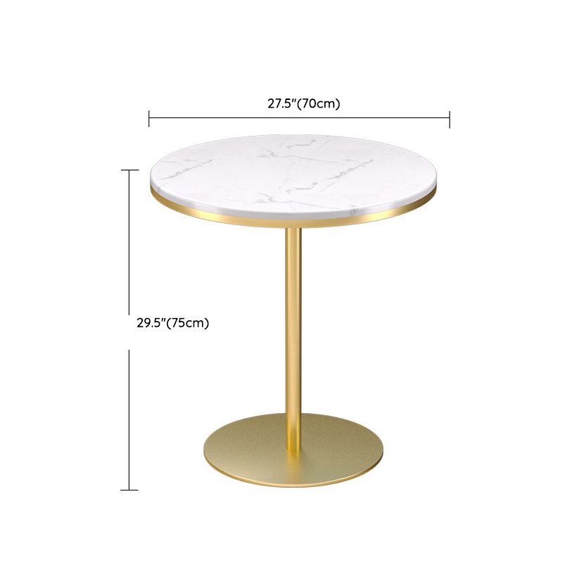 Contemporary Dining Set with Padded Chairs 1/5 Pieces Stone Top Dinette Set for Home