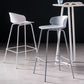 Contemporary Style Bar Stool Plastic Counter Bar Stool with Metal Legs Clearhalo 'Bar Furniture' 'Bar Stools' 'bar_stools' 'furn' 'furn_bar_stools' 'Furniture' 'furniture_bar_stools' 'Kitchen & Dining Furniture' 1200x1200_30f184dc-a8ed-4ed9-9c78-75c4f98ca21d