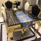 Marble Dining Table Luxury Style 4 Legs Metallic Base Rectangle Table for Home Clearhalo ' dining_table' 'Dining Tables & Seating' 'Dining Tables' 'furn' 'furn_dining_table' 'Furniture' 'furniture_dining_table' 'Kitchen & Dining Furniture' 'kitchen&dining_furn' 'kitchen' 'kitchen_dining_table' 1200x1200_30f26312-74c3-4683-8fe6-bfa76837c7c5