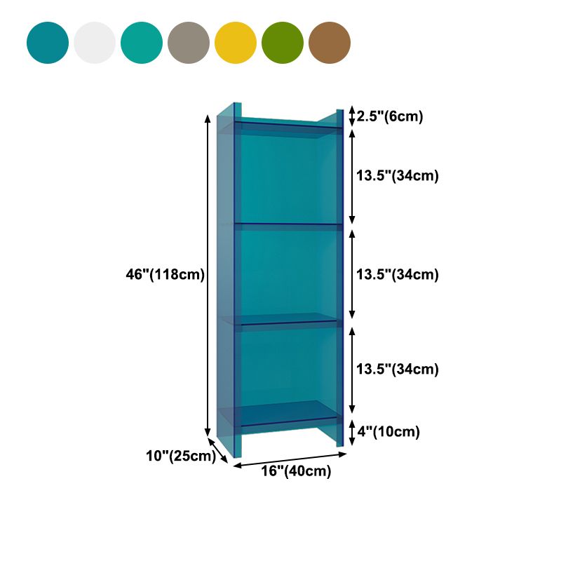 Glam Vertical Standard Bookshelf Acrylic Closed Back Bookshelf for Living Room Clearhalo 'Bookcases' 'furn' 'furn_bookcases' 'Furniture' 'furniture_bookcases' 'kitchen' 'kitchen_bookcases' 'Living Room Furniture' 'Office Furniture' 1200x1200_30f5eb26-3ce9-43f5-99e7-9da8c7fef2e3