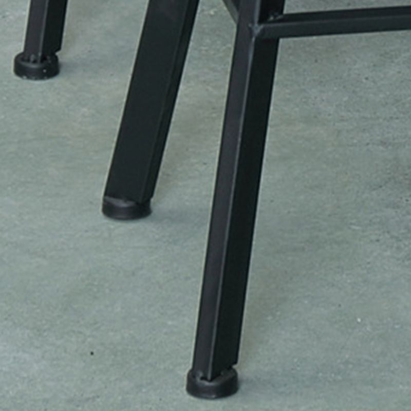 Sgabello da bar senza backless rotondo in stile moderno per soggiorno