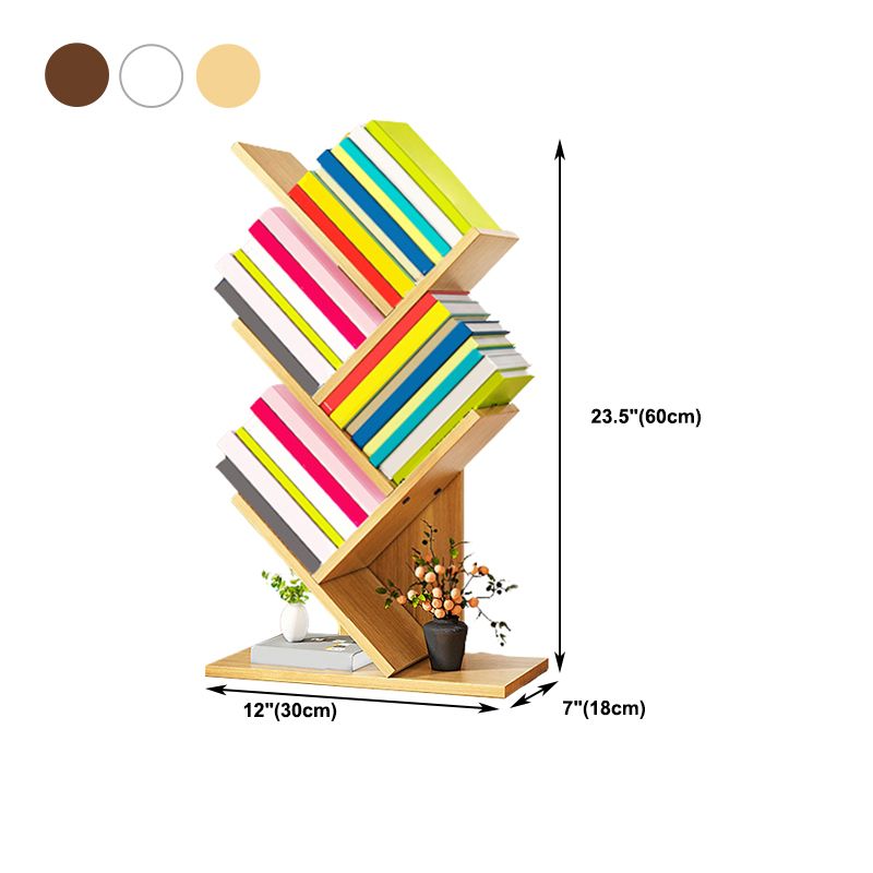 Salon contemporain étagère et étagère fabriquée en bois bibliothèque en bois