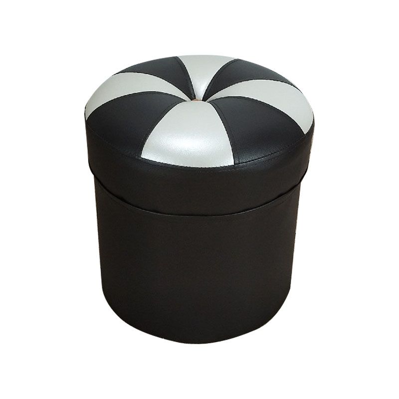 Modern Leather Pouf Water Resistant Round Pouf for Drawing Room Clearhalo 'furn' 'furn_ottomans_poufs' 'Furniture' 'Living Room Furniture' 'Ottomans & Poufs' 'ottomans_poufs' 1200x1200_30f7ab7e-9486-49d2-8b8c-749038890eb9