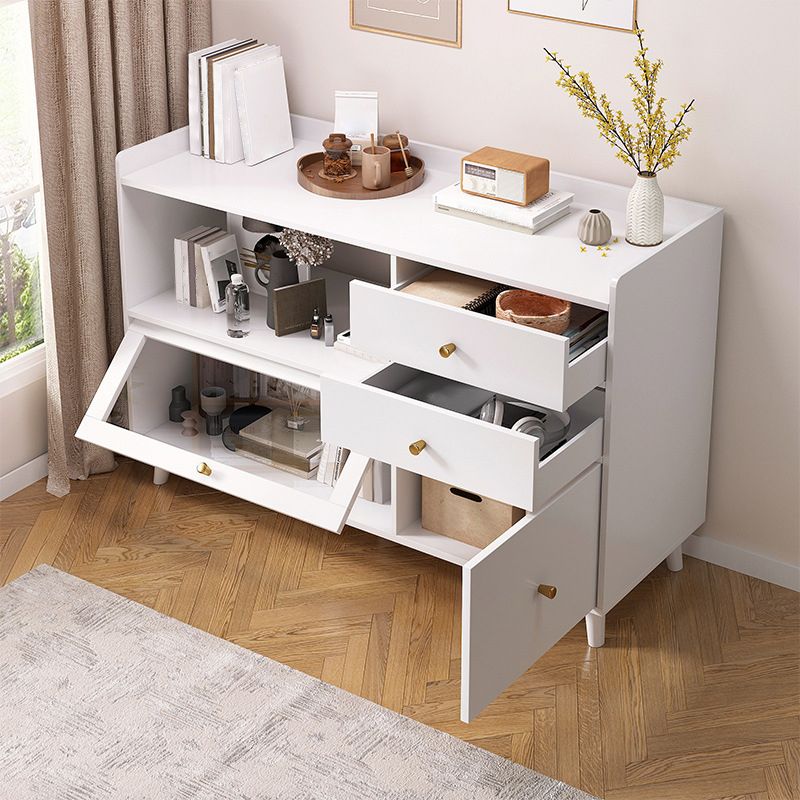 Bracket Legs Accent Cabinet with Drawers and Doors Cabinet for Living Room Clearhalo 'Cabinets & Chests' 'cabinets_chests' 'furn' 'furn_cabinets_chests' 'Furniture' 'Living Room Furniture' 1200x1200_30f9ee12-bc7f-41ed-89cc-703f9f0fe532