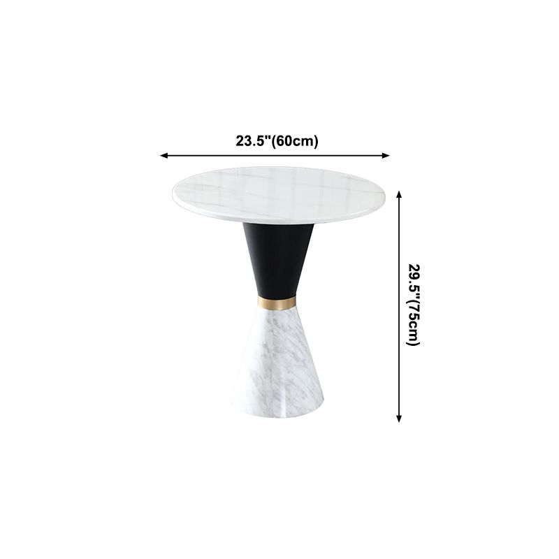 Round Stone Dining Table Traditional Luxury Dining Room Collection with Pedestal Base Clearhalo ' dining_table' 'Dining Tables & Seating' 'Dining Tables' 'furn' 'furn_dining_table' 'Furniture' 'furniture_dining_table' 'Kitchen & Dining Furniture' 'kitchen&dining_furn' 'kitchen' 'kitchen_dining_table' 1200x1200_30faf694-807f-4e95-af6e-0aaea0c753e1