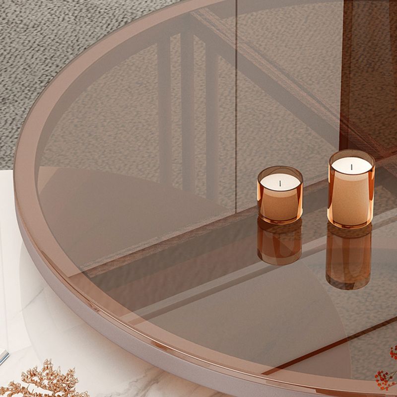 Frame 2 Nesting Coffee Table with 2 Drawers Modern Slate/Glass Round Coffee Table Set Clearhalo 'Coffee & Accent Tables' 'Coffee Tables' 'coffee_tables' 'furn' 'furn_coffee_tables' 'Furniture' 'Living Room Furniture' 1200x1200_30fba2c6-bef7-4c7c-b824-05990c4f023c