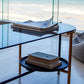 Modernism Elliptical Glass Top Coffee Cocktail Table with Shelf Clearhalo 'Coffee & Accent Tables' 'Coffee Tables' 'coffee_tables' 'furn' 'furn_coffee_tables' 'Furniture' 'Living Room Furniture' 1200x1200_30fd33ad-4b23-4aa8-a5ea-2b18b093b54b
