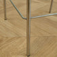 Tabouret de comptoir de style moderne, tabouret de bar à dossier bas en bois avec repose-pieds