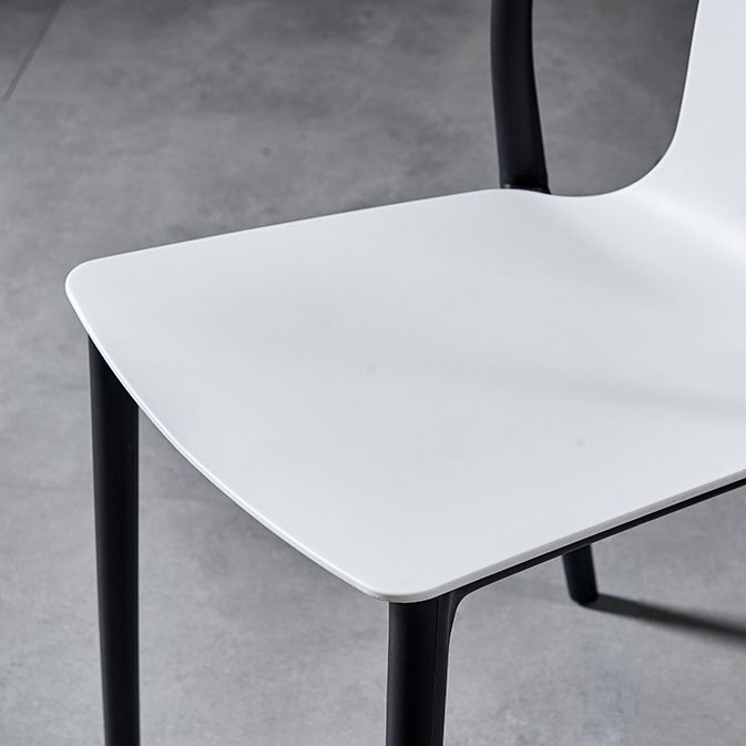 Plastic Dining Chairs Contemporary Style Side Chair Set for Dining Room Clearhalo ' kitchen&dining_furn' 'Dining Chairs' 'Dining Tables & Seating' 'dining_chair' 'Furniture' 'furniture_dining_chair' 'Kitchen & Dining Furniture' 'kitchen' 1200x1200_30ff7661-88a1-4459-9151-753333568577