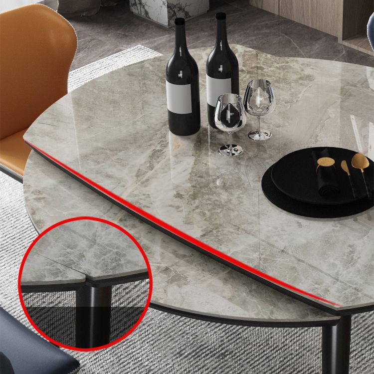 Modern Style Dining Room Dinner Table Round 4 Legs Dining Table Clearhalo 'Dining Tables & Seating' 'Dining Tables' 'dining_table' 'furn' 'furn_dining_table' 'Furniture' 'Kitchen & Dining Furniture' 1200x1200_30ffd034-14c7-4a6e-a1d2-4303e23a2cff
