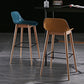 Nordic Style Plastic Wood Barstool 4 Legs Backrest Colorful Bar Stool, Set of 2 Clearhalo 'Bar Furniture' 'Bar Stools' 'bar_stools' 'furn' 'furn_bar_stools' 'furniture_bar_stools' 'Kitchen & Dining Furniture' 'kitchen&dining_furn' 'kitchen' 'kitchen_furn' Furniture' 1200x1200_30ffe16a-37cd-46d6-8e4f-e2fde34a936f