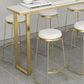 Stone Rectangle Bar Table Traditional Luxury Bar Table with Sled Base Clearhalo 'Bar Furniture' 'Bar Tables' 'bar_tables' 'furn' 'furn_bar_tables' 'Furniture' 'furniture_bar_tables' 'Kitchen & Dining Furniture' 1200x1200_3108f058-7d0b-4d43-adfc-cd8bba53200c