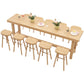 Modern Rectangle Bar Height Table Solid Wood Bar Table with Trestle Base Clearhalo 'Bar Furniture' 'Bar Tables' 'bar_tables' 'furn' 'furn_bar_tables' 'Furniture' 'Kitchen & Dining Furniture' 1200x1200_31098556-3d01-4f58-b24f-a13b6937c38f