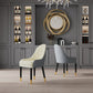 Glam Wood Dining Room Chairs Upholstered Arm Dining Chairs for Restaurant Clearhalo ' kitchen&dining_furn' 'Dining Chairs' 'Dining Tables & Seating' 'dining_chair' 'furn' 'furn_dining_chair' 'Furniture' 'furniture_dining_chair' 'Kitchen & Dining Furniture' 'kitchen' 1200x1200_310adc17-27d5-40f2-ba85-68cbde8c318c