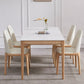 Dining Room Set Minimalist with Solid Wood Table and Upholstered Chairs Clearhalo 'Dining Room Sets' 'Dining Tables & Seating' 'dining_room_set' 'furn' 'furn_dining_room_set' 'Furniture' 'furniture_dining_room_set' 'Kitchen & Dining Furniture' 'kitchen&dining_furn' 'kitchen' 1200x1200_310ea76c-15b6-42ec-8a31-844b69547e9a
