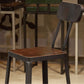 Industrial 1/7 Pieces Bar Table Set Rectangle Wood Counter Table with High Stools for Cafe