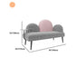 Contemporary Living Room Standard Recessed Arm Black Stationary Sofa
