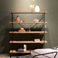 Industrial Style Etagere Bookshelf Vertical Shelf Bookcase for Home Clearhalo 'Bookcases' 'furn' 'furn_bookcases' 'Furniture' 'furniture_bookcases' 'kitchen' 'kitchen_bookcases' 'Living Room Furniture' 'Office Furniture' 1200x1200_3113bfe3-9762-4554-8ece-3f0170f06f41