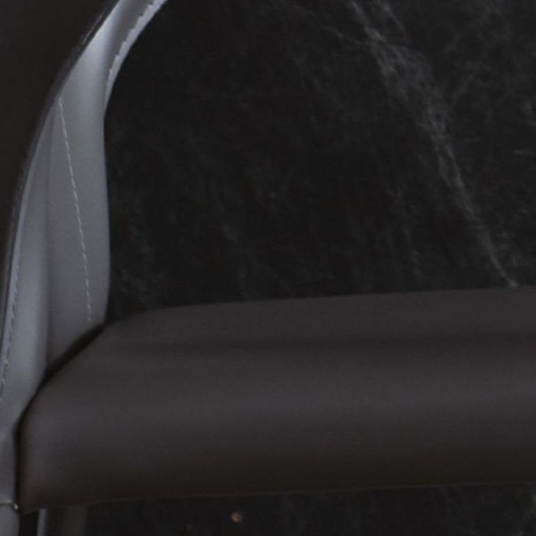 マット仕上げウィングバックダイニングチェアデザイナースタイルのミーティングルームレザーサイドチェア