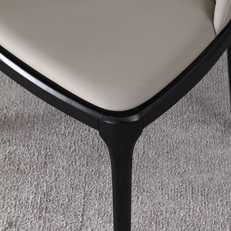 Sillas laterales modernas del comedor sillas sin brazo de madera para el hogar