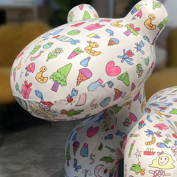 Creative Kid's Dining Chair Upholstered Pony Dining Chair for Home Clearhalo 'Dining Chairs' 'Dining Tables & Seating' 'dining_chair' 'furn' 'furn_dining_chair' 'Furniture' 'Kitchen & Dining Furniture' 1200x1200_3116cf72-af38-4cb3-a529-7715510db8b7