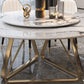 Glam Sintered Stone Top Standard Dining Table Round Shape Dining Table for Kitchen Clearhalo ' dining_table' 'Dining Tables & Seating' 'Dining Tables' 'furn' 'furn_dining_table' 'Furniture' 'furniture_dining_table' 'Kitchen & Dining Furniture' 'kitchen&dining_furn' 'kitchen' 'kitchen_dining_table' 1200x1200_31196f70-946e-4a69-ac2f-25c3df1122de