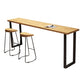 Industrial Style Rectangle Bar Table Solid Wood Bar Dining Table for Indoor Clearhalo 'Bar Furniture' 'Bar Tables' 'bar_tables' 'furn' 'furn_bar_tables' 'Furniture' 'Kitchen & Dining Furniture' 1200x1200_311b490e-e9e9-4378-bf90-e64dba80f819