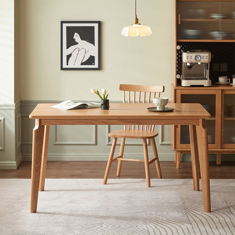 ソリッドウッドダイニングルームセットコンテンポラリー1/5ピースダイニングテーブルセット