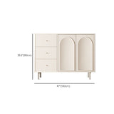 リビングルーム用のドア付きモダンなダイニングサーバーエンジニアリングウッドビュッフェサーバー