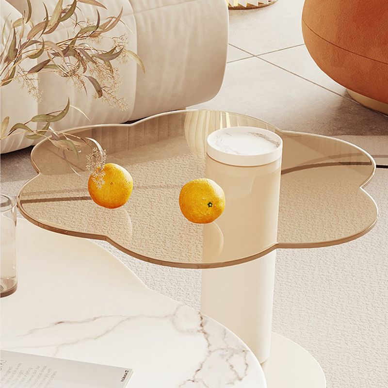 Slate and Metal Coffee Table No Distressing Pedestal Coffee Table Set Clearhalo 'Coffee & Accent Tables' 'Coffee Tables' 'coffee_tables' 'furn' 'furn_coffee_tables' 'Furniture' 'Living Room Furniture' 1200x1200_3120e205-b56b-425c-84f0-2eb9a49e8022