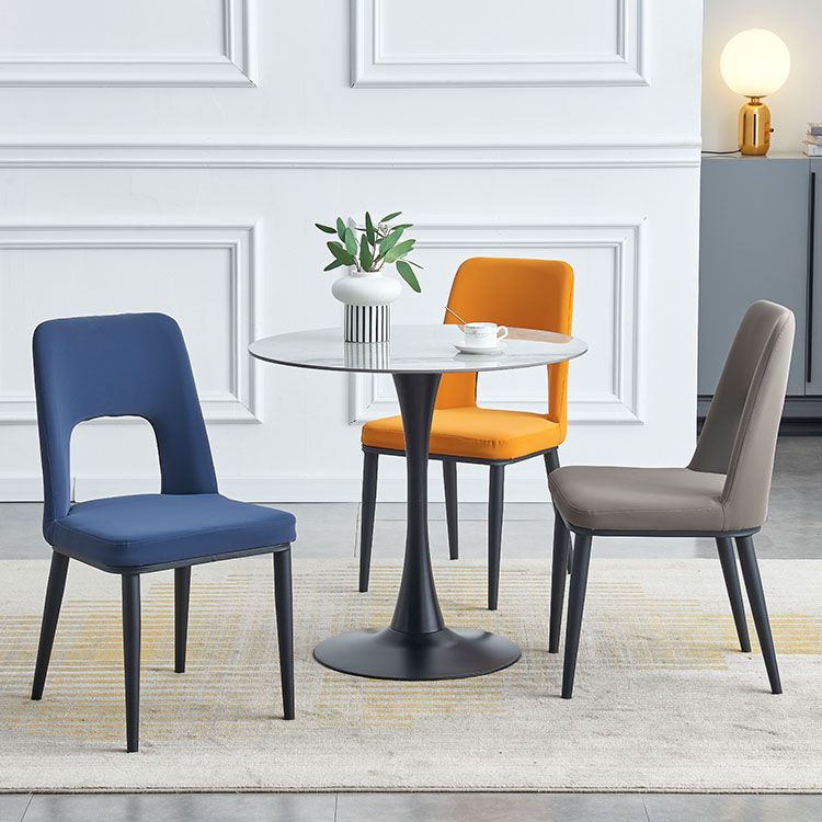 Industrial Metal Dining Room Chairs Armless Open Back Dining Side Chair for Home Use Clearhalo ' kitchen&dining_furn' 'Dining Chairs' 'Dining Tables & Seating' 'dining_chair' 'furn' 'furn_dining_chair' 'Furniture' 'furniture_dining_chair' 'Kitchen & Dining Furniture' 'kitchen' 1200x1200_31238fcb-672c-4645-a43e-d69234132ad9