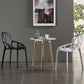 Contemporary Plastic Dining Side Chair Matte Finish Cross Back Dining Chair Clearhalo ' kitchen&dining_furn' 'Dining Chairs' 'Dining Tables & Seating' 'dining_chair' 'furn' 'furn_dining_chair' 'Furniture' 'furniture_dining_chair' 'Kitchen & Dining Furniture' 'kitchen' 1200x1200_3123cde5-dbca-4fa2-a65e-e9262f7479e6