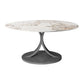Round Sintered Stone Dining Table Modern Convertible Furniture with Pedestal Base Clearhalo 'Dining Tables & Seating' 'Dining Tables' 'dining_table' 'furn' 'furn_dining_table' 'Furniture' 'Kitchen & Dining Furniture' 1200x1200_3124f6ec-4f69-474b-b9b1-f9af093e65c3