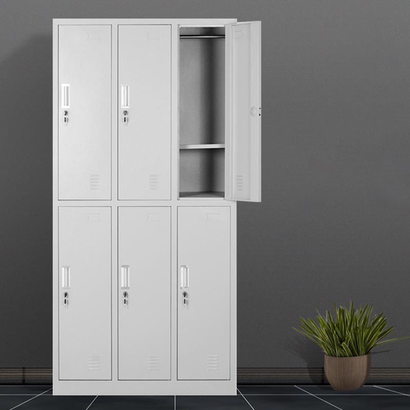 Metalen eigentijdse garderobe armoire scharnierende garderobe kast voor thuis