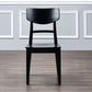 Wood Kitchen Dining Side Chair Ladder Back Side Chair in Black Clearhalo 'Dining Chairs' 'Dining Tables & Seating' 'dining_chair' 'furn' 'furn_dining_chair' 'Furniture' 'Kitchen & Dining Furniture' 1200x1200_3125ad21-7081-4265-8321-76d3b6672433