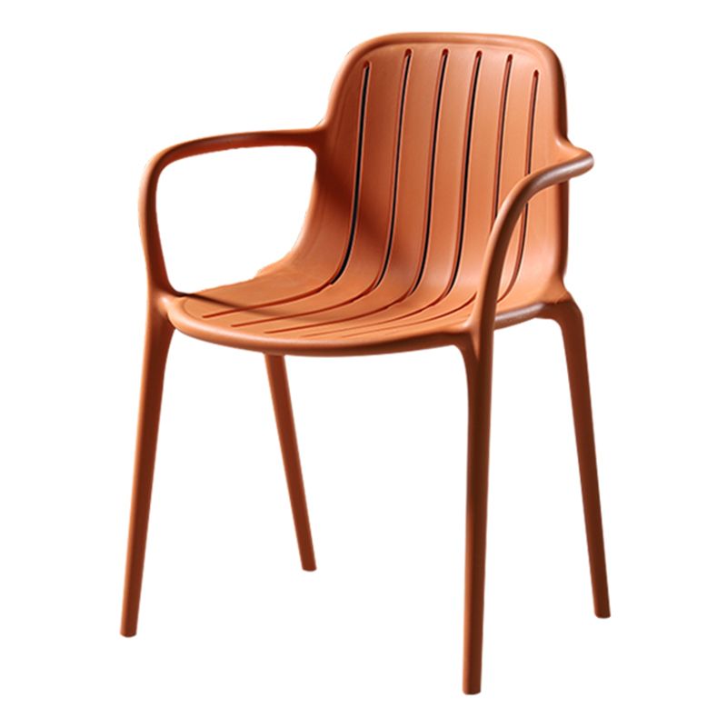 Contemporary Plastic Dining Arm Chair Windsor Back Side Chair for Home Use Clearhalo ' kitchen&dining_furn' 'Dining Chairs' 'Dining Tables & Seating' 'dining_chair' 'furn' 'furn_dining_chair' 'Furniture' 'furniture_dining_chair' 'Kitchen & Dining Furniture' 'kitchen' 1200x1200_3128d49c-f1c3-4588-864d-f10c025cee3a